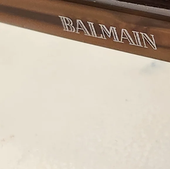 Vintage Balmain Havana Gold Authentic Sunglasses display picture 2